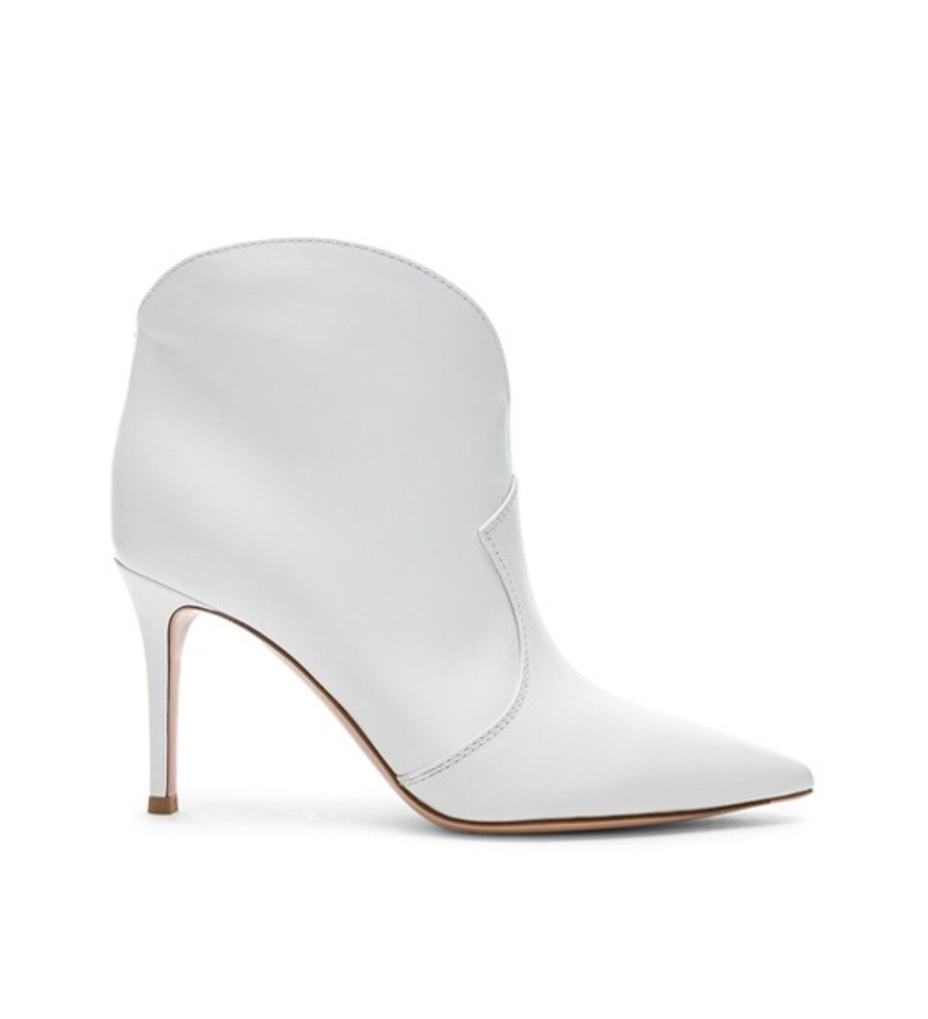 GIANVITO ROSSI  mable leather ankle boots