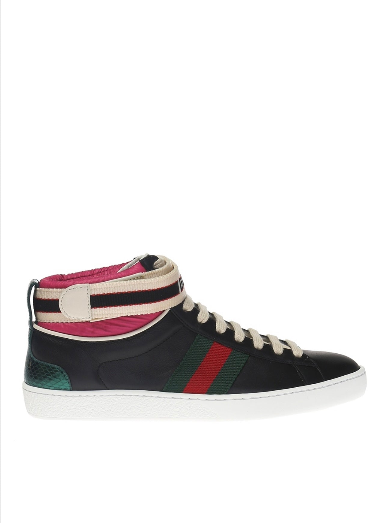 GUCCI
ANKLE HIGH SPORT SHOES WITH A 'WEB' STRIPE
