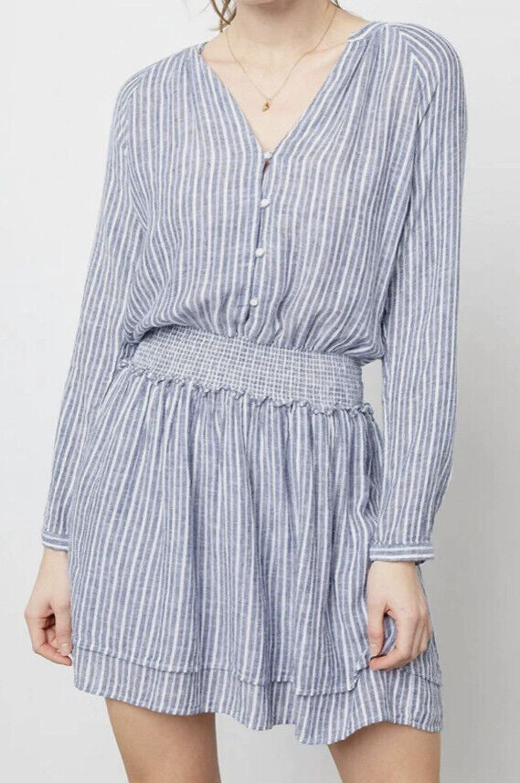 Rails Striped Linen Dress