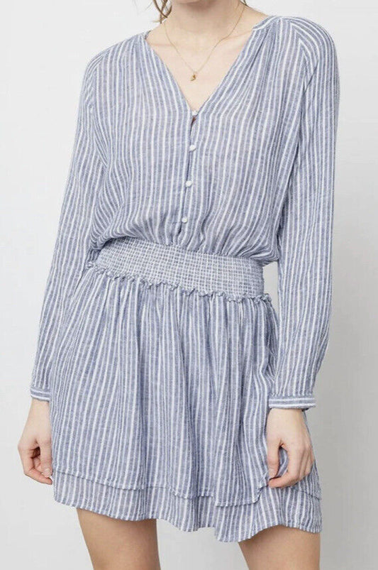 Rails Striped Linen Dress