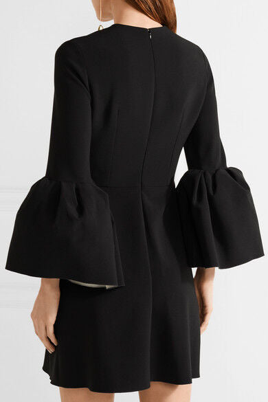 Roksanda Hadari Bell Sleeve Mini Dress