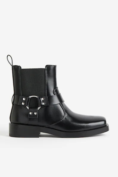 H&M black booties