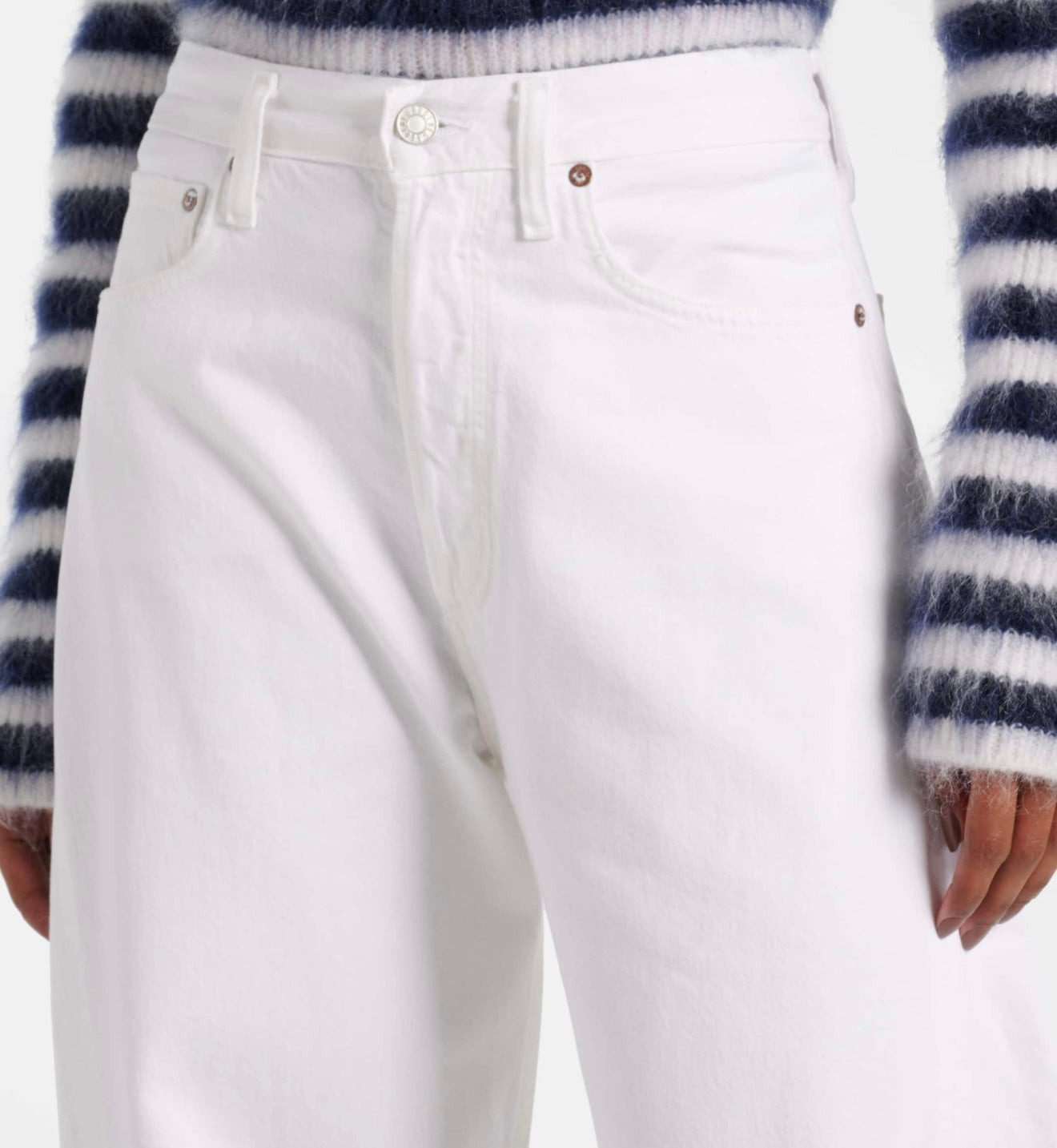 AGOLDE
Luna high-rise barrel-leg jeans