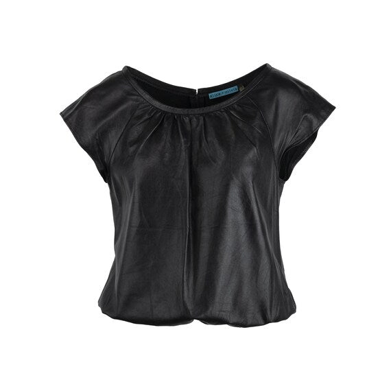 ALICE & OLIVIA leather tee