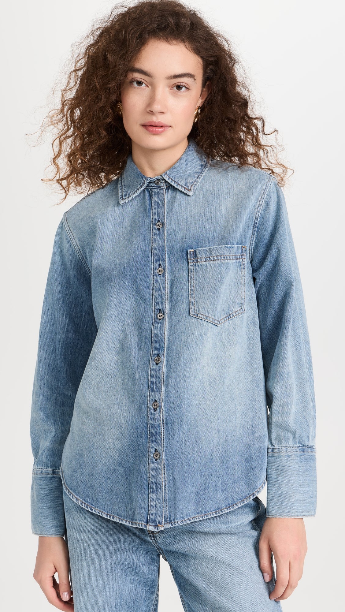 ALICE + OLIVIA JEANS denim top