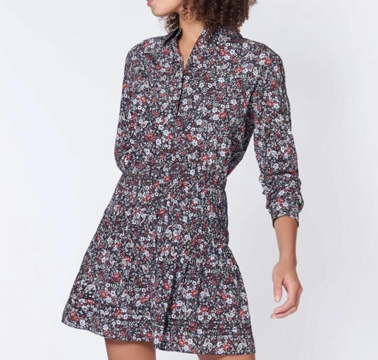 Veronica Beard Floral Button Up Dress