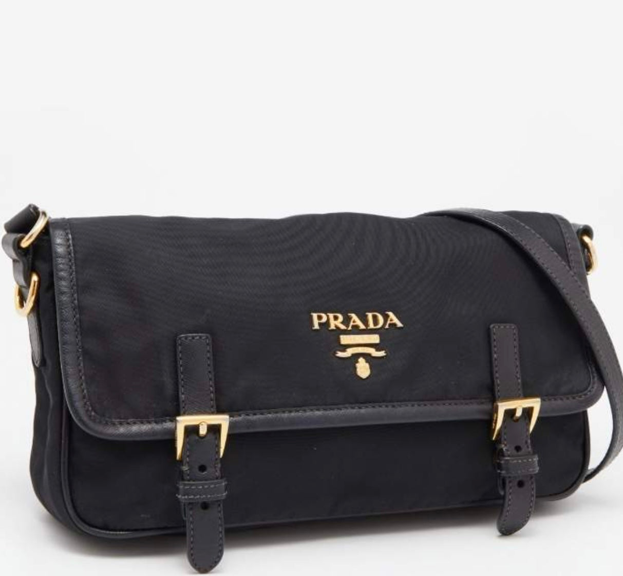 Prada
Prada Black Nylon and Leather Flap