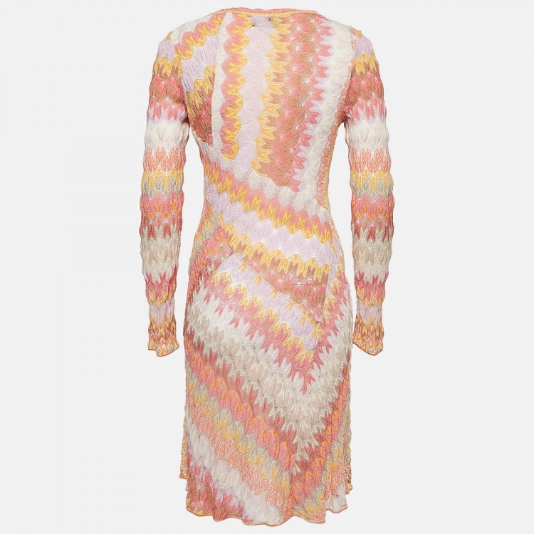 Missoni Pink Orange Dress with Slip