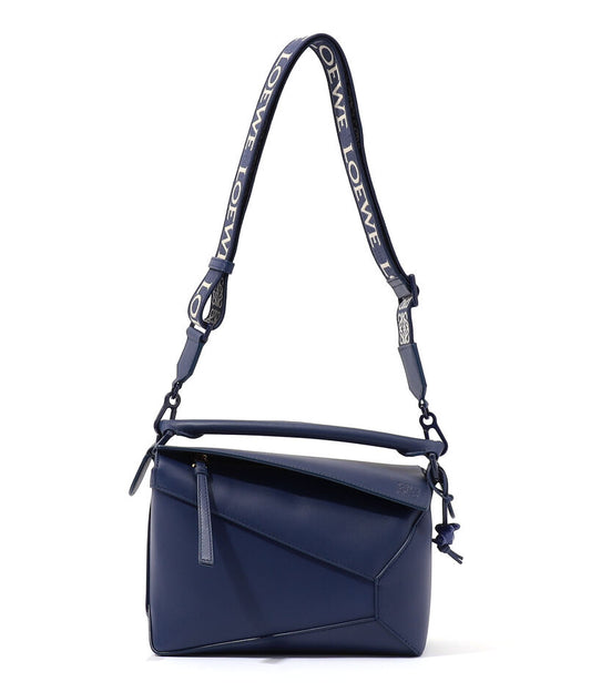 LOEWE navy puzzle bag