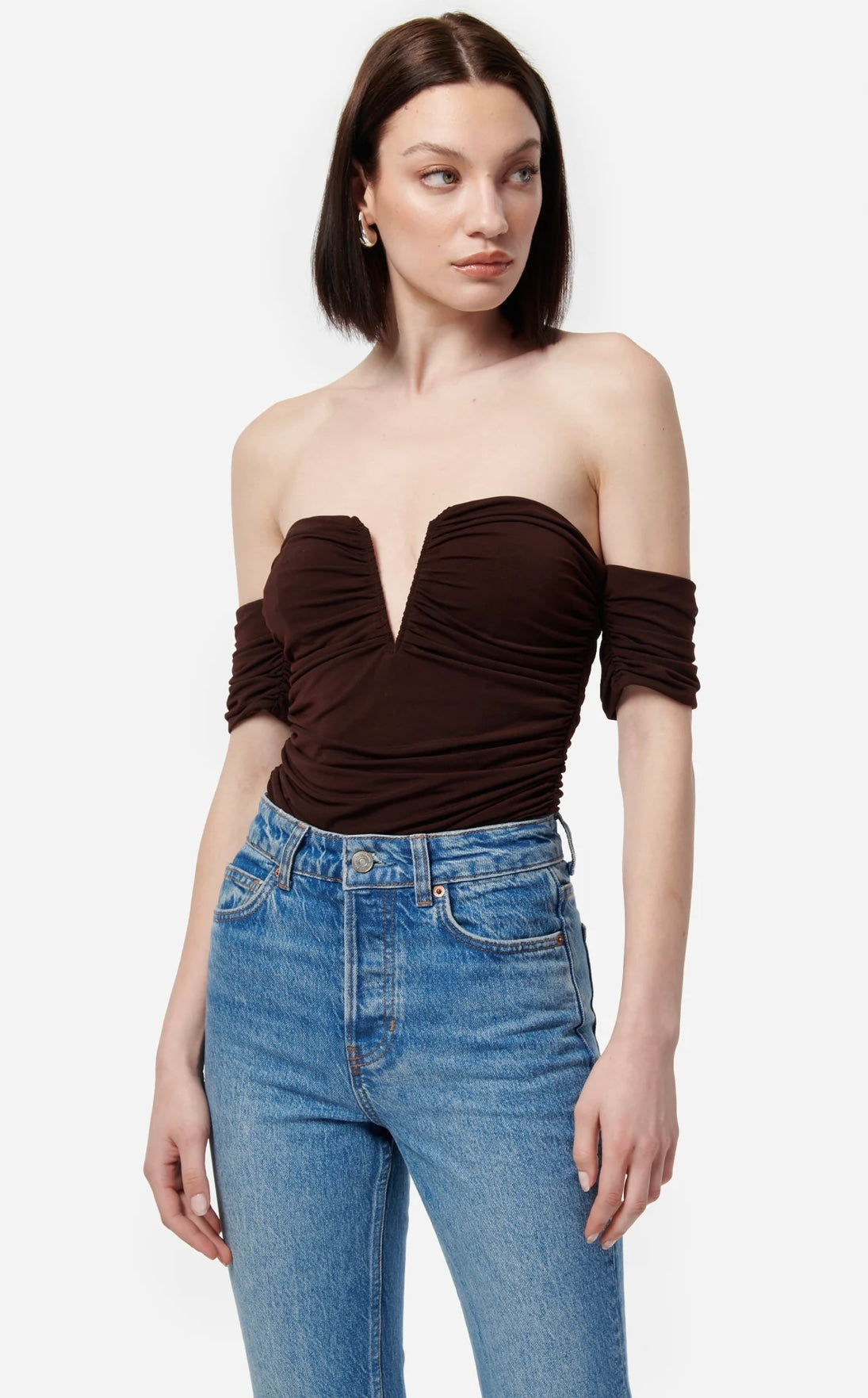 CAMI NYC - LOUIS BODYSUIT CLOVE