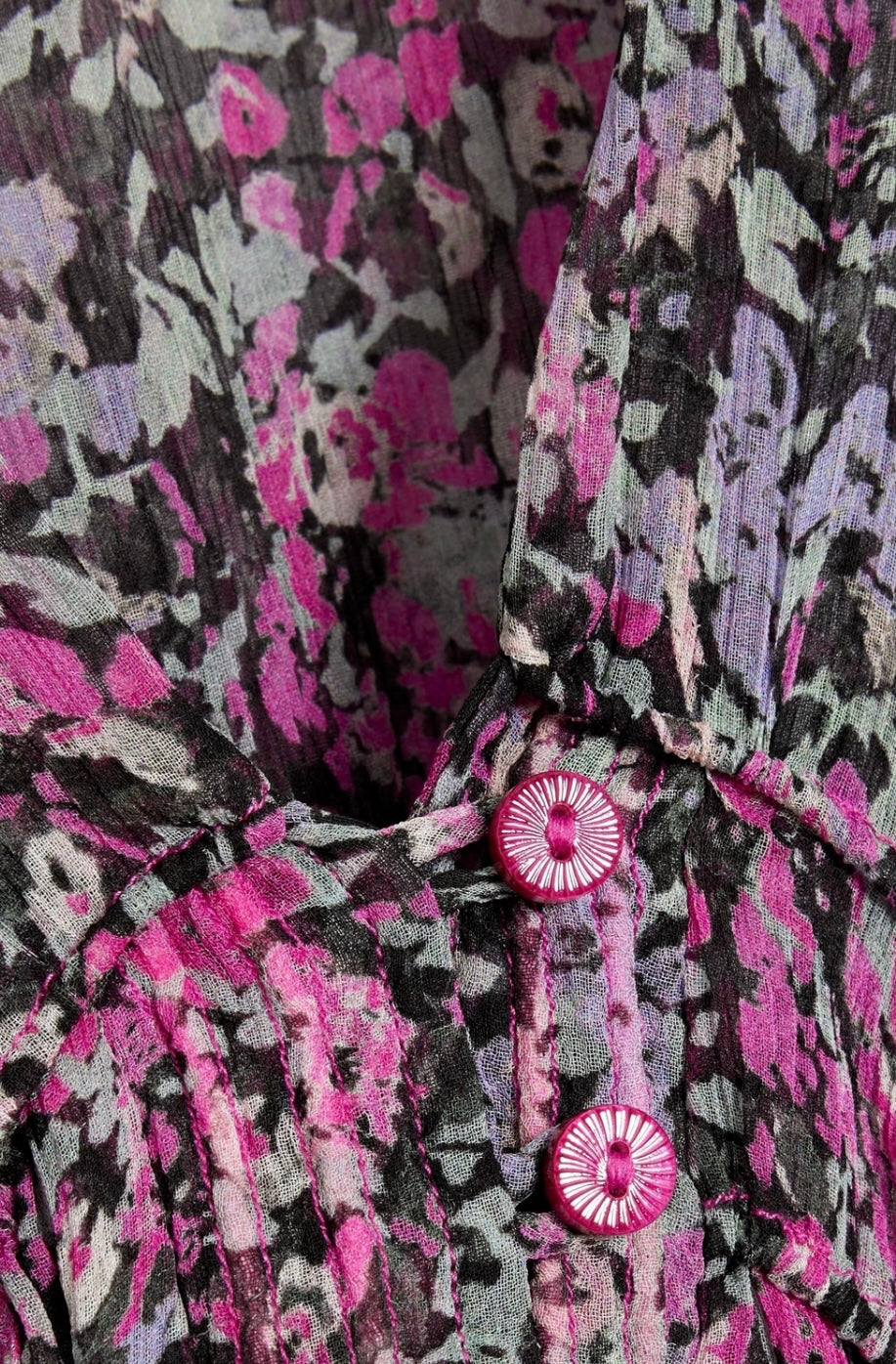 ISABEL MARANT
Oaxoli gathered floral-print silk-crepon dress