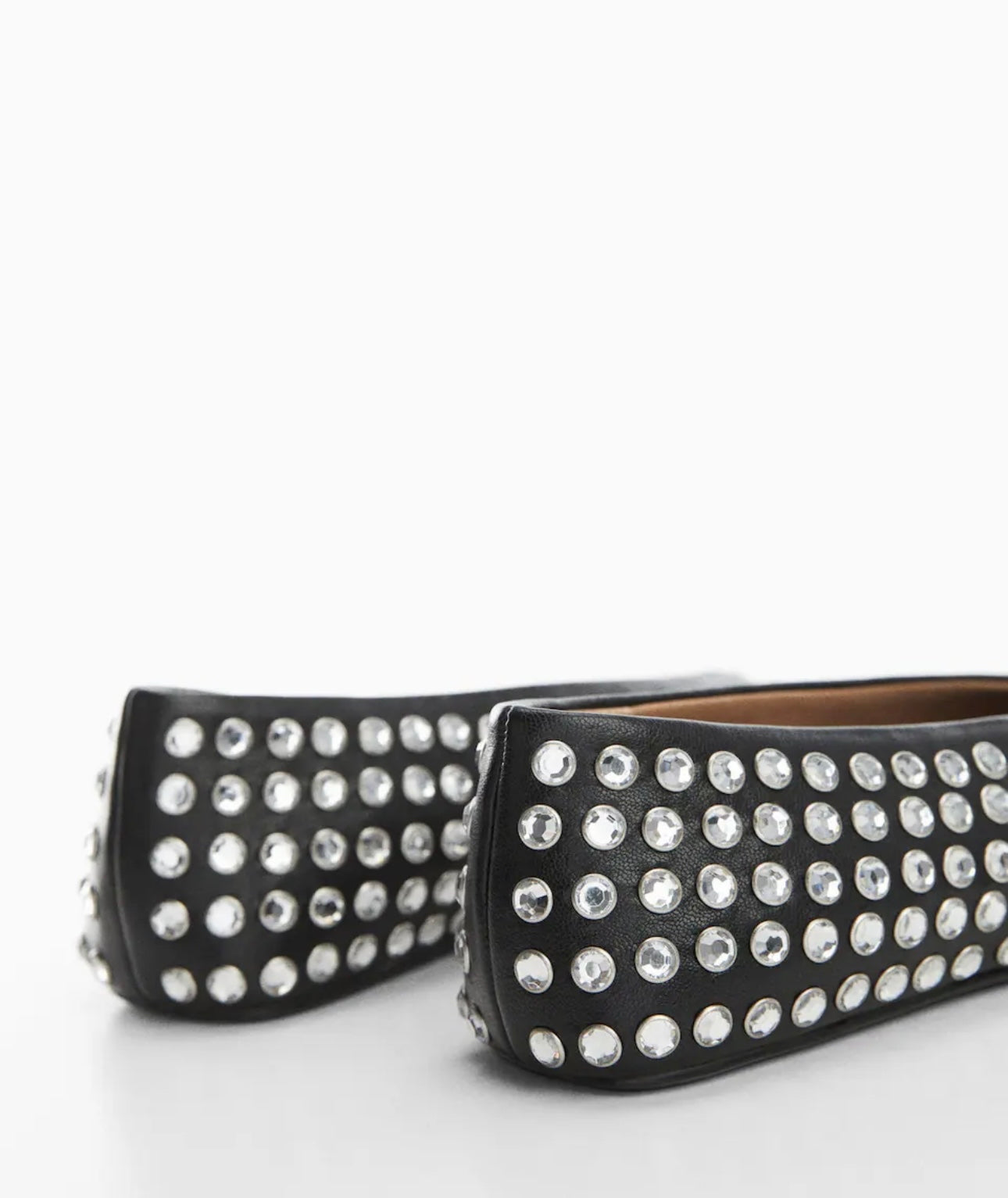 MANGO Rhinestone ballerina