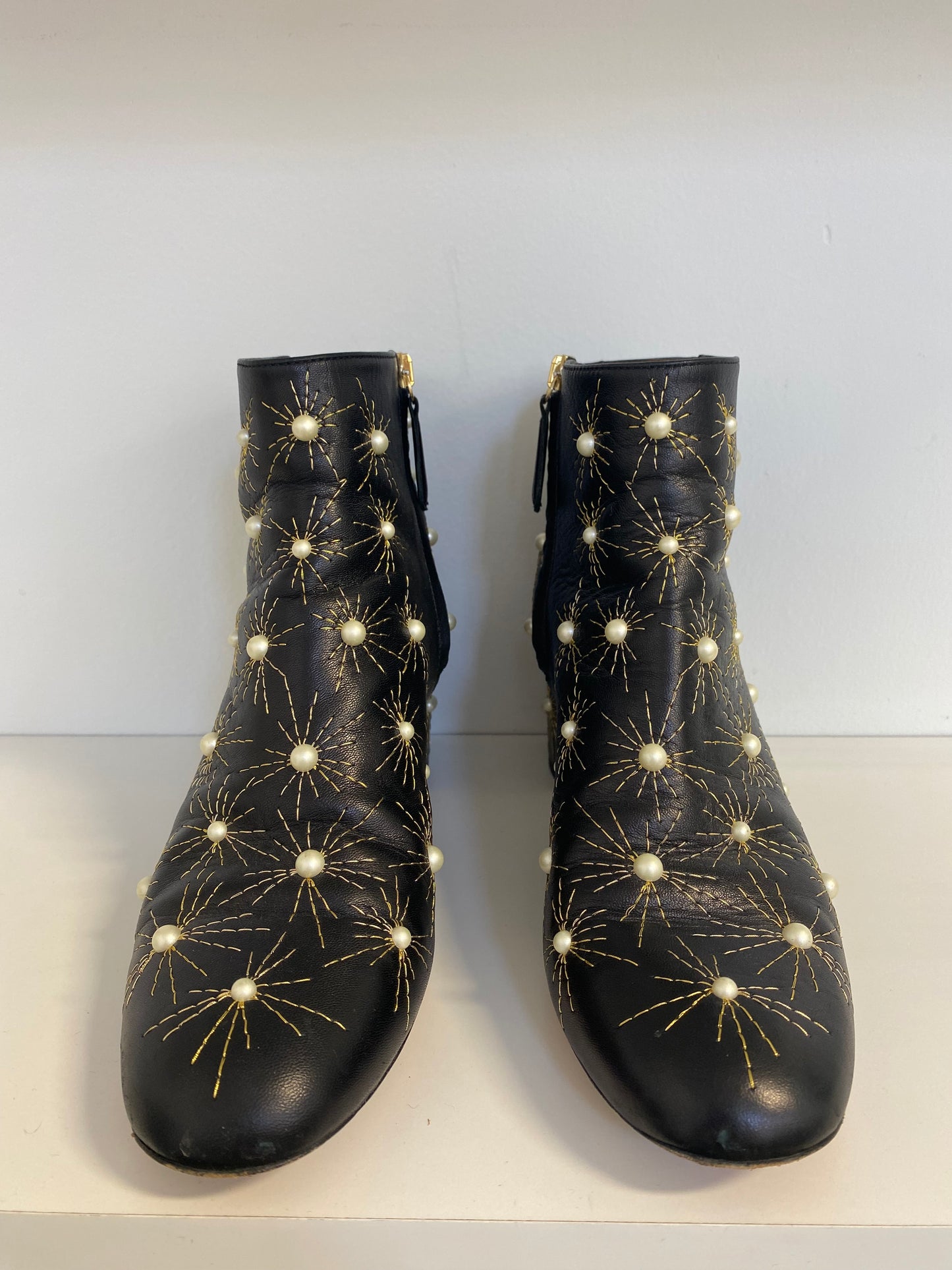 Aquazurra Pearl Star Booties