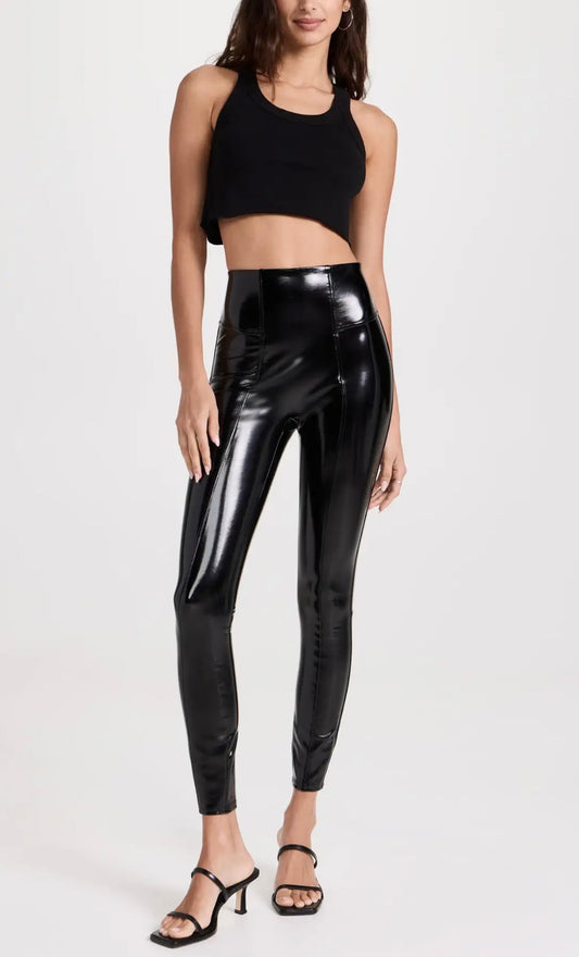 SPANX
Faux Patent Leather Leggings