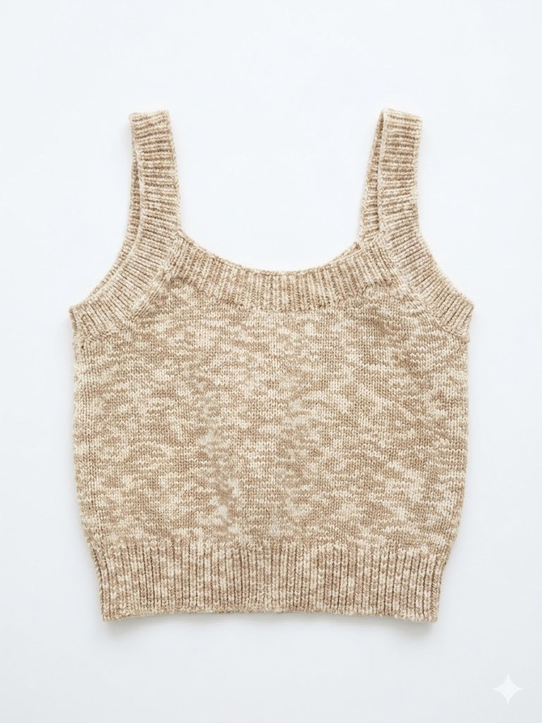 WHITE & WARREN KNIT SLEEVELESS TANK