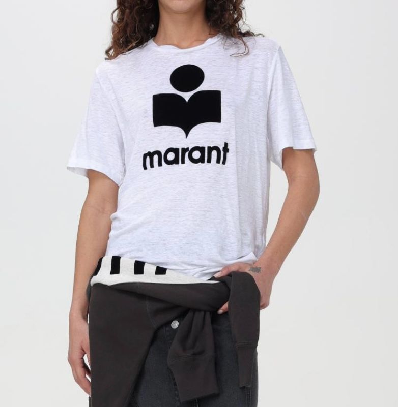 Isabel Marant Velvet Logo T Shirt