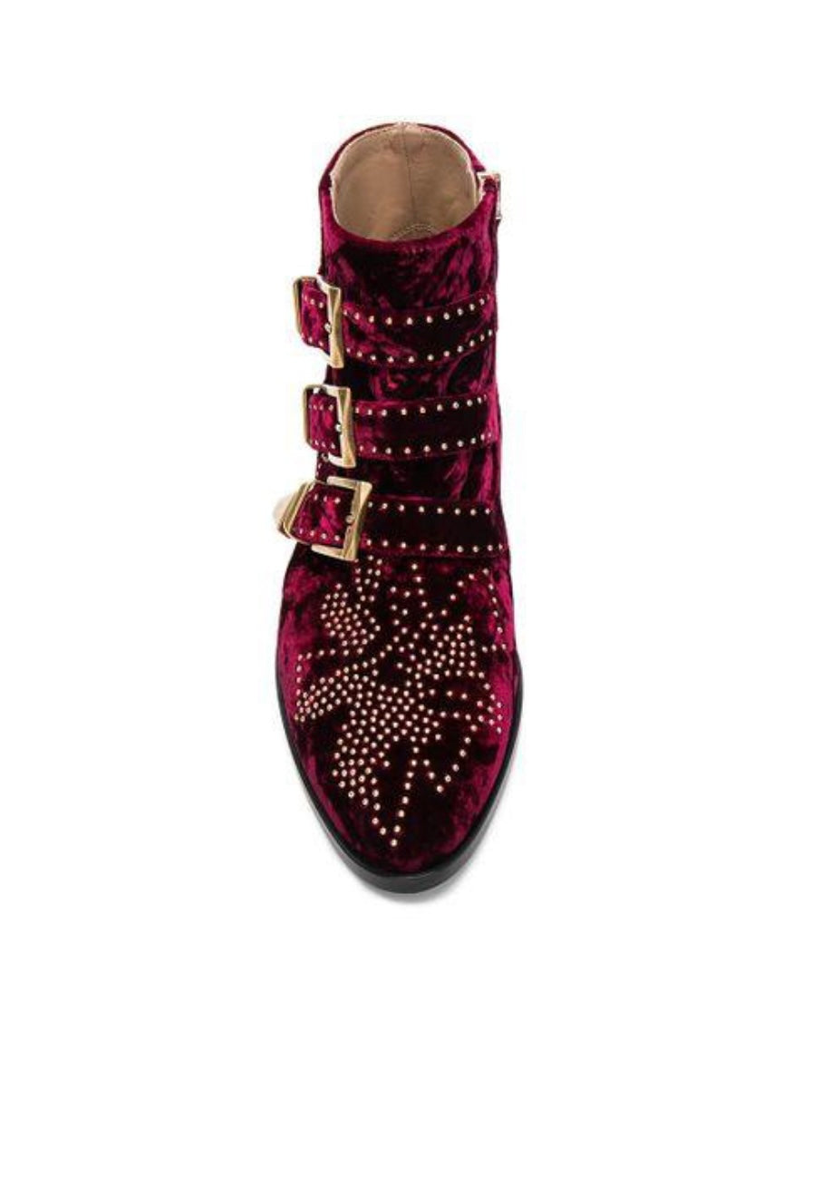 CHLOE - SUSANNA VELVET BOOTS