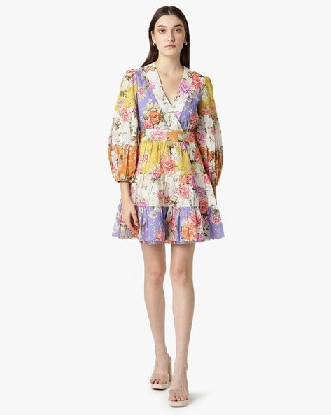 ZIMMERMANN long sleeve floral dress