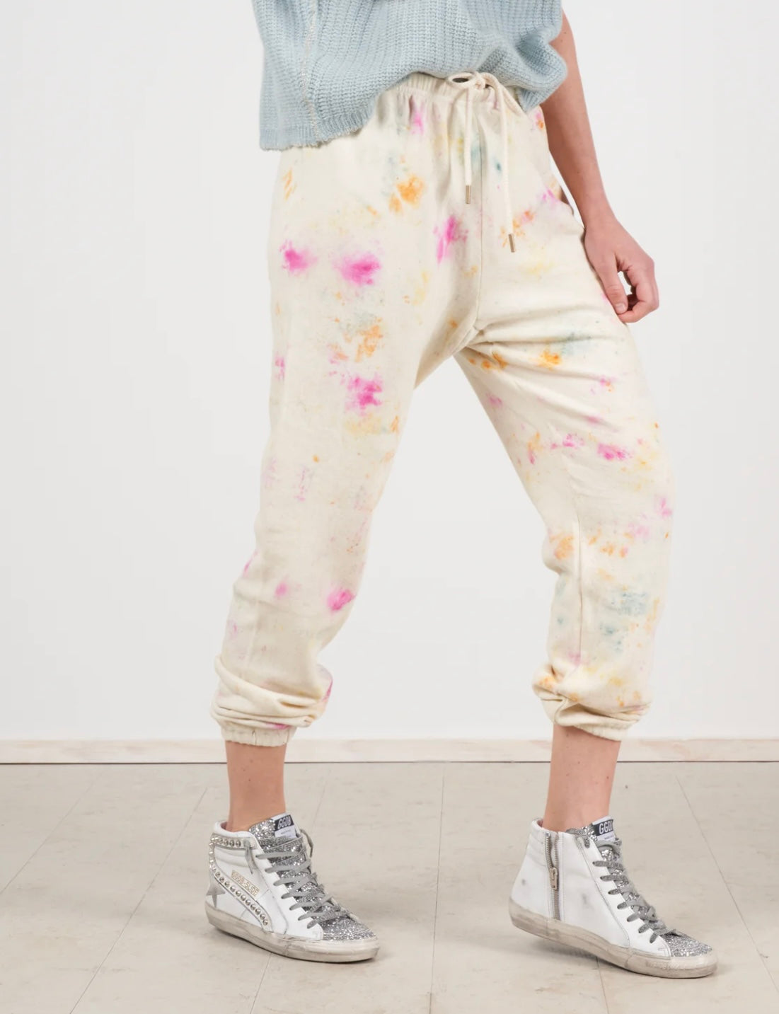 THE GREAT
the stadium sweatpant - confetti tie dye