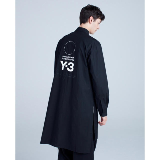 Y-3 Yohji Yamamoto Adidas Black Button Up