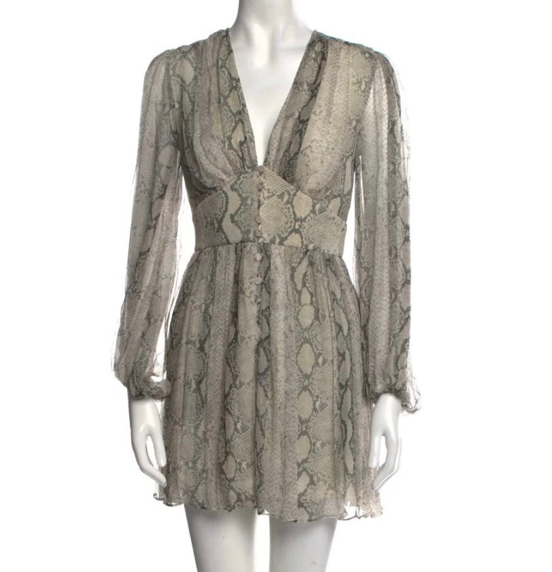 Zimmermann Python Print Dress