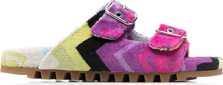 MISSONI chevron zig zag sandal/slipper