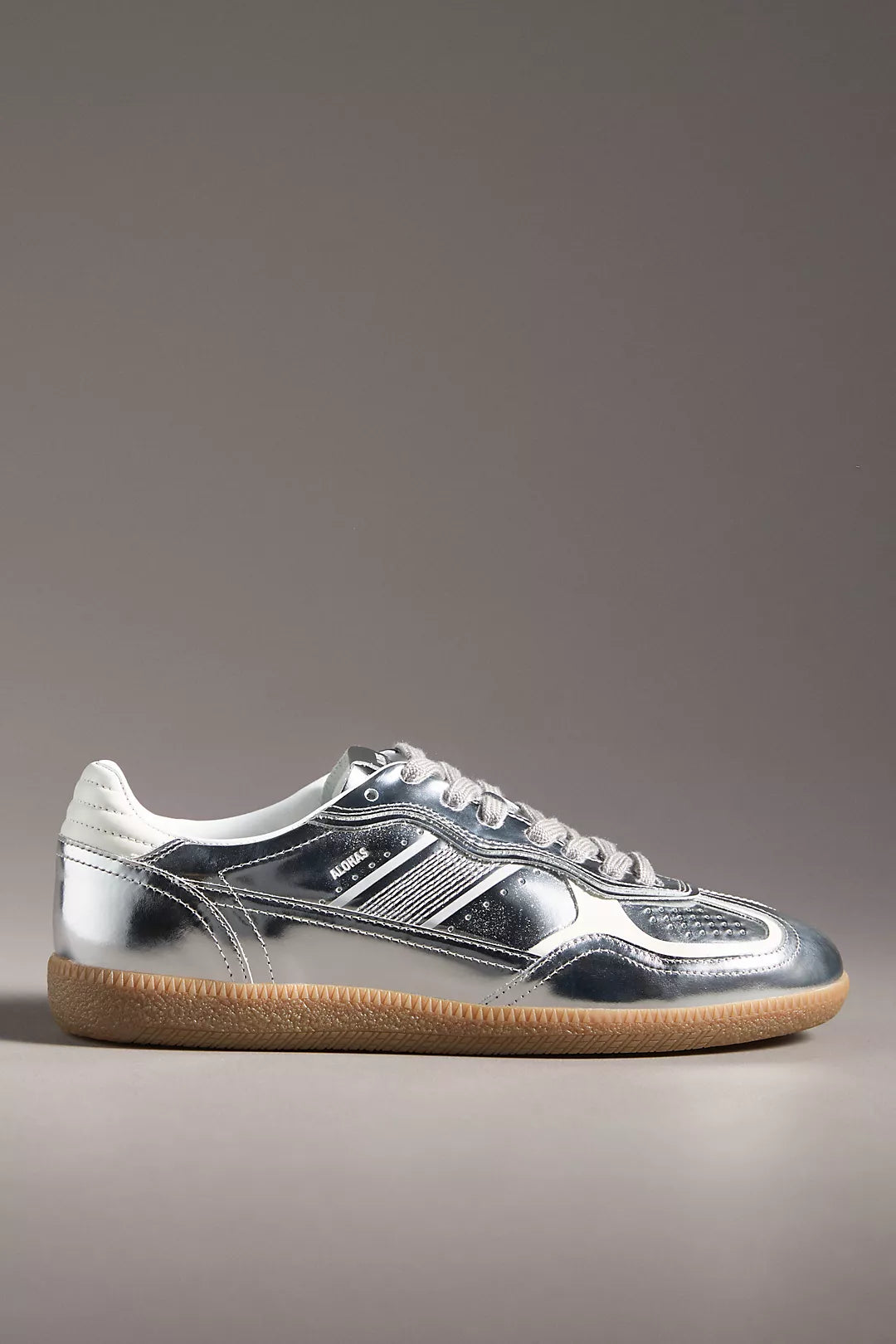 ALOHAS shimmer silver sneakers