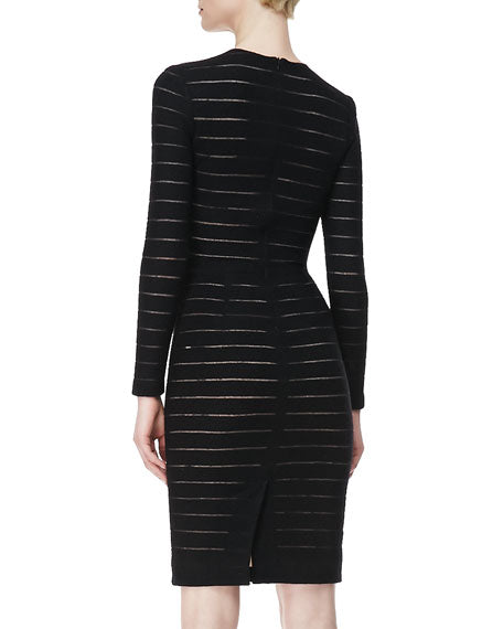 L’AGENCE black long sleeve dress