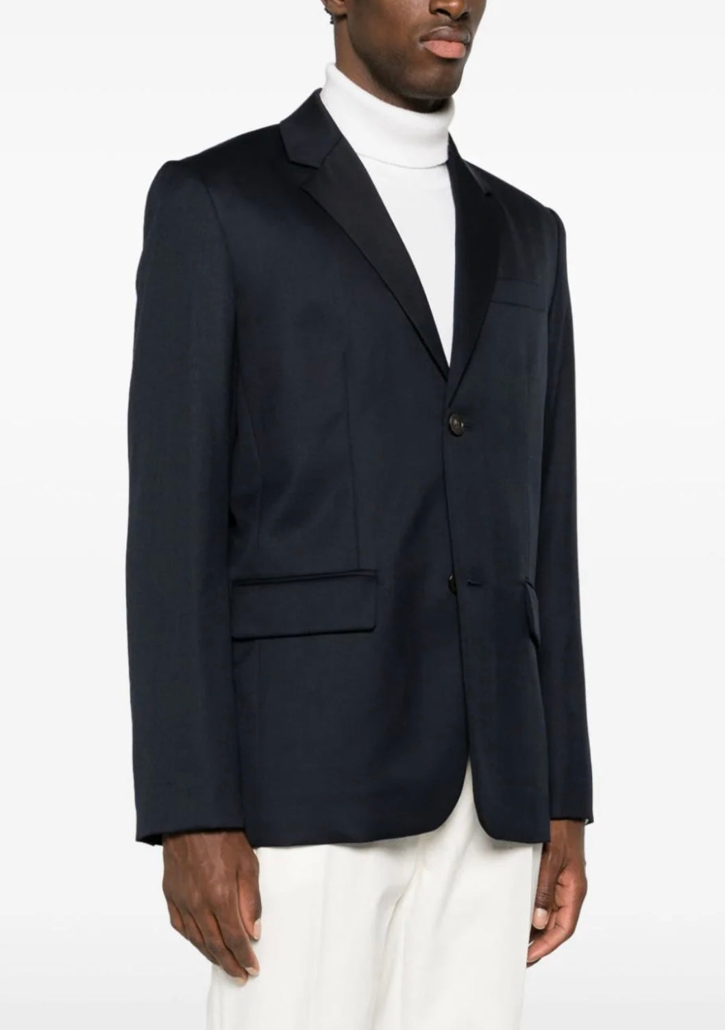 A.P.C.
single-breasted cotton blazer