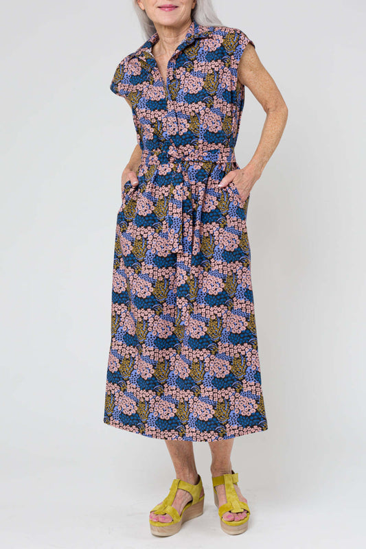 No. 6 Store Floral Belted Dress