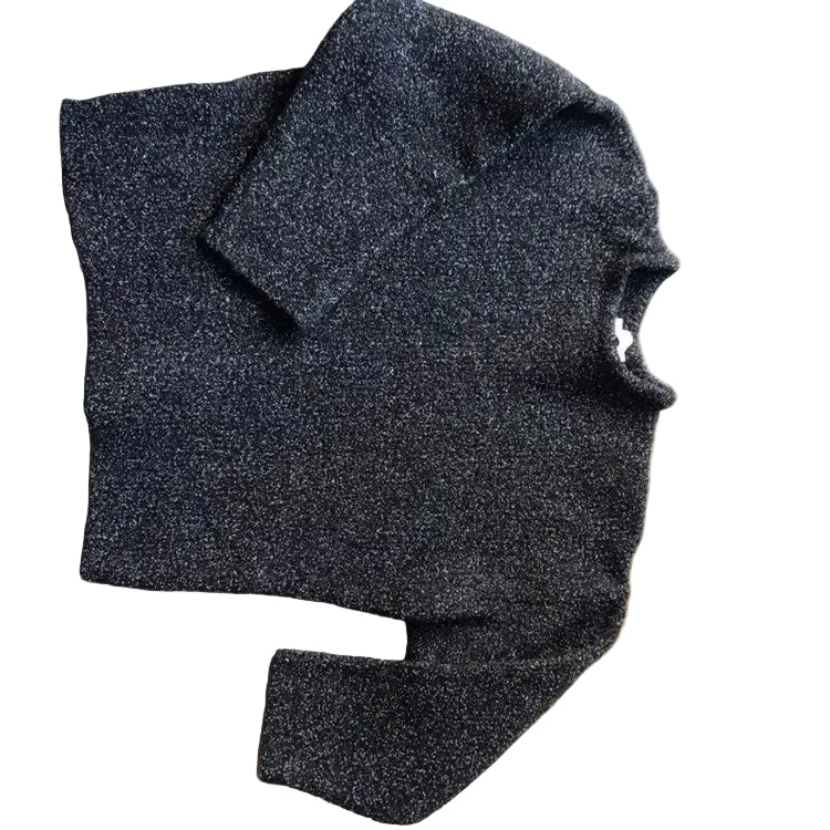 IRO black with white specks wool blend sweater