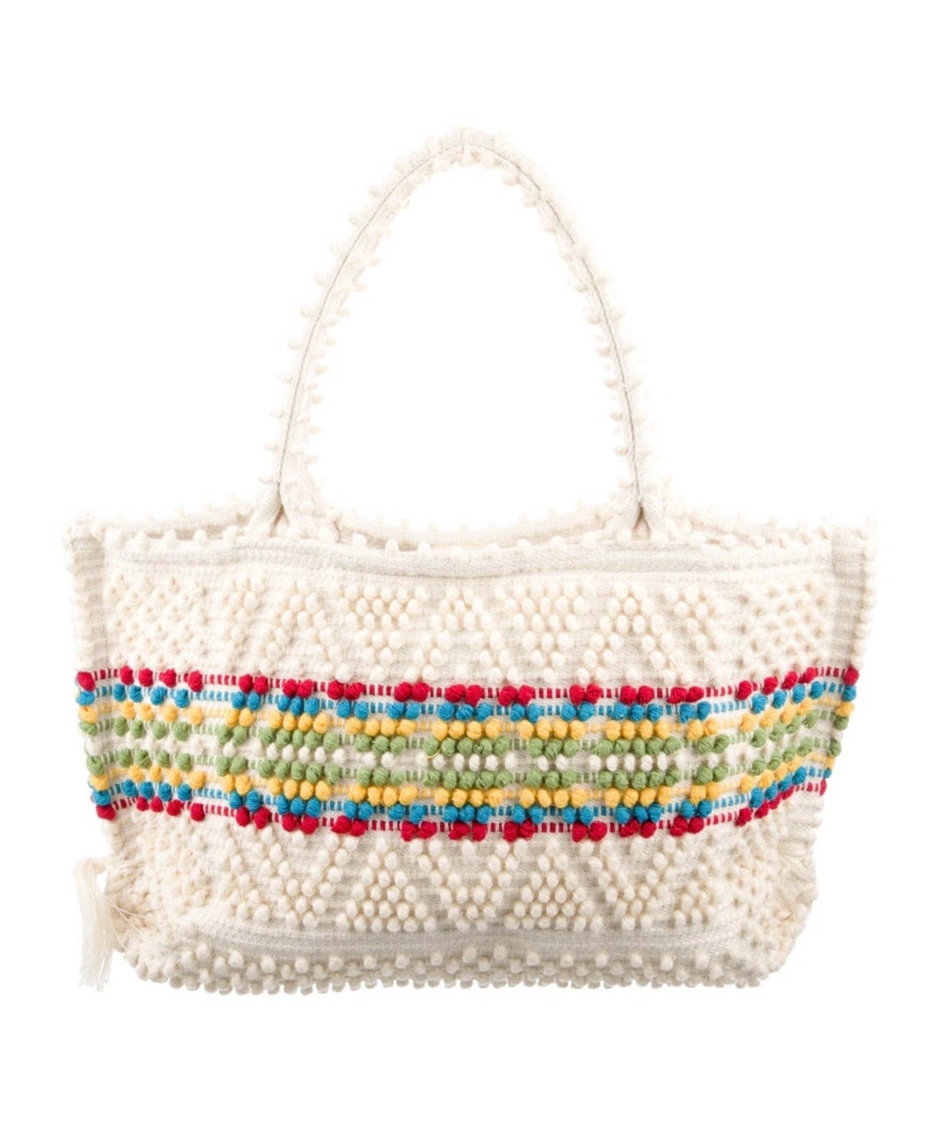Antonello Tedde - Pom Pom Knit Tote Bag
