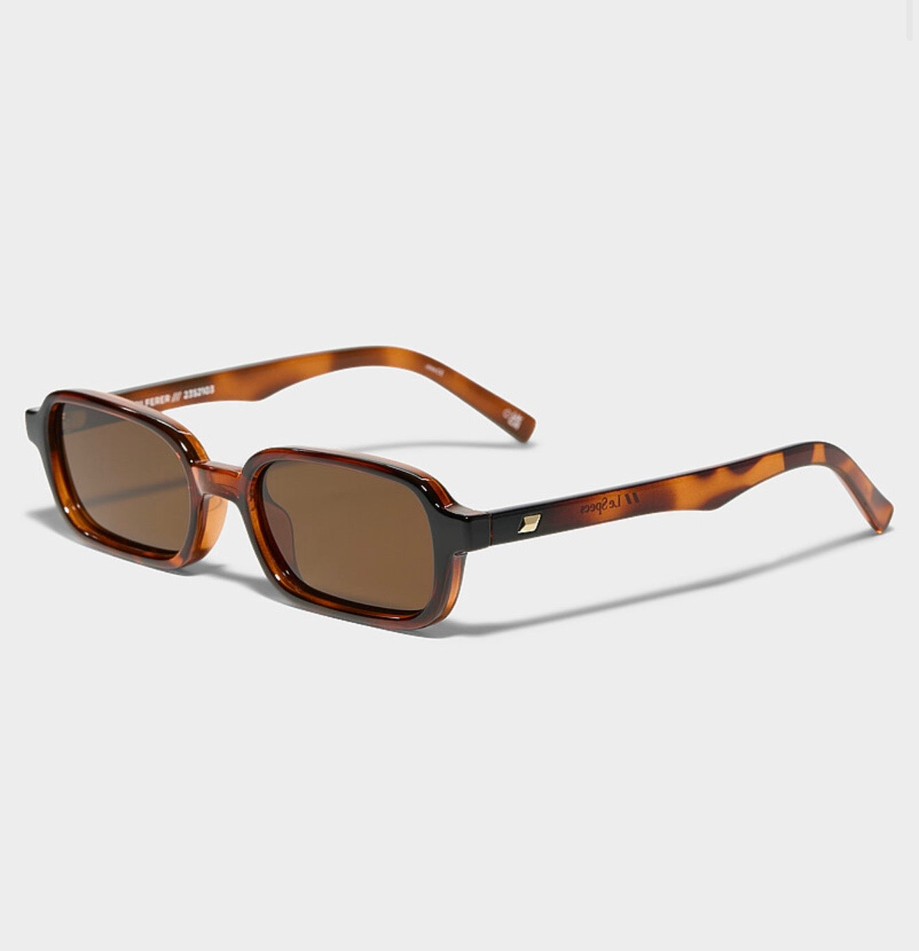Le Specs - Pilferer narrow rectangular sunglasses