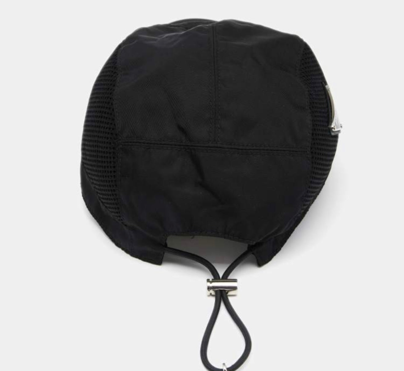 Prada
Prada Black Mesh-Panel Nylon Baseball Cap