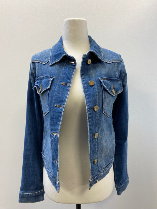 Frame Dark Wash Denim Jacket