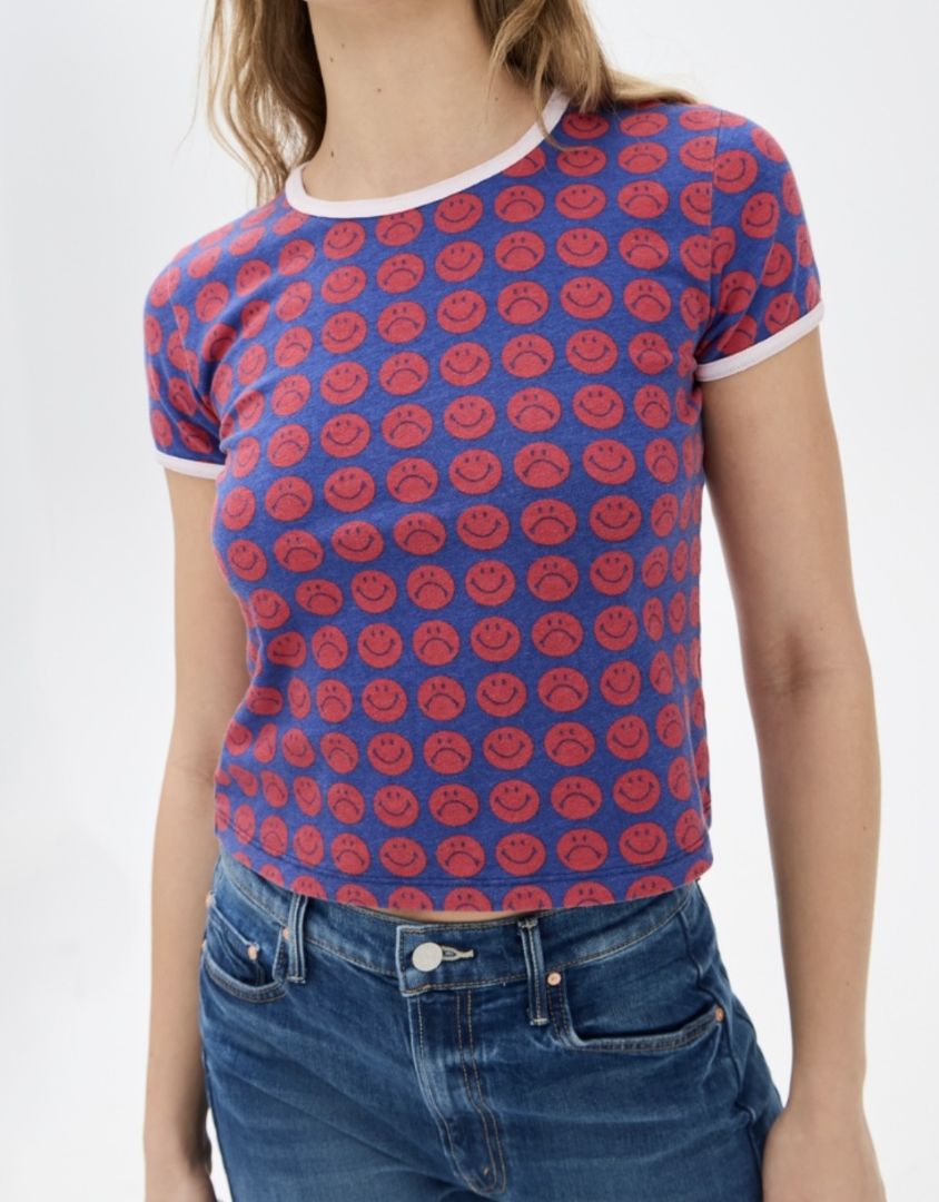 Mother Smiley Face Baby Tee