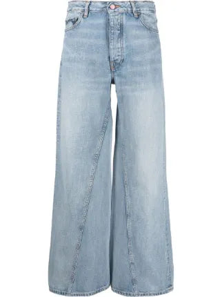 GANNI wide leg jeans