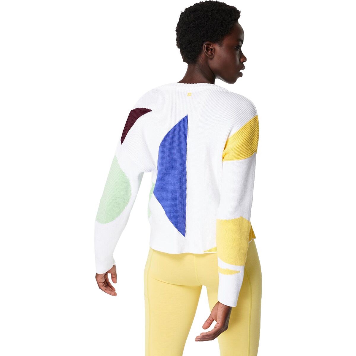 SWEATY BETTY NWT flash dance cotton jumper