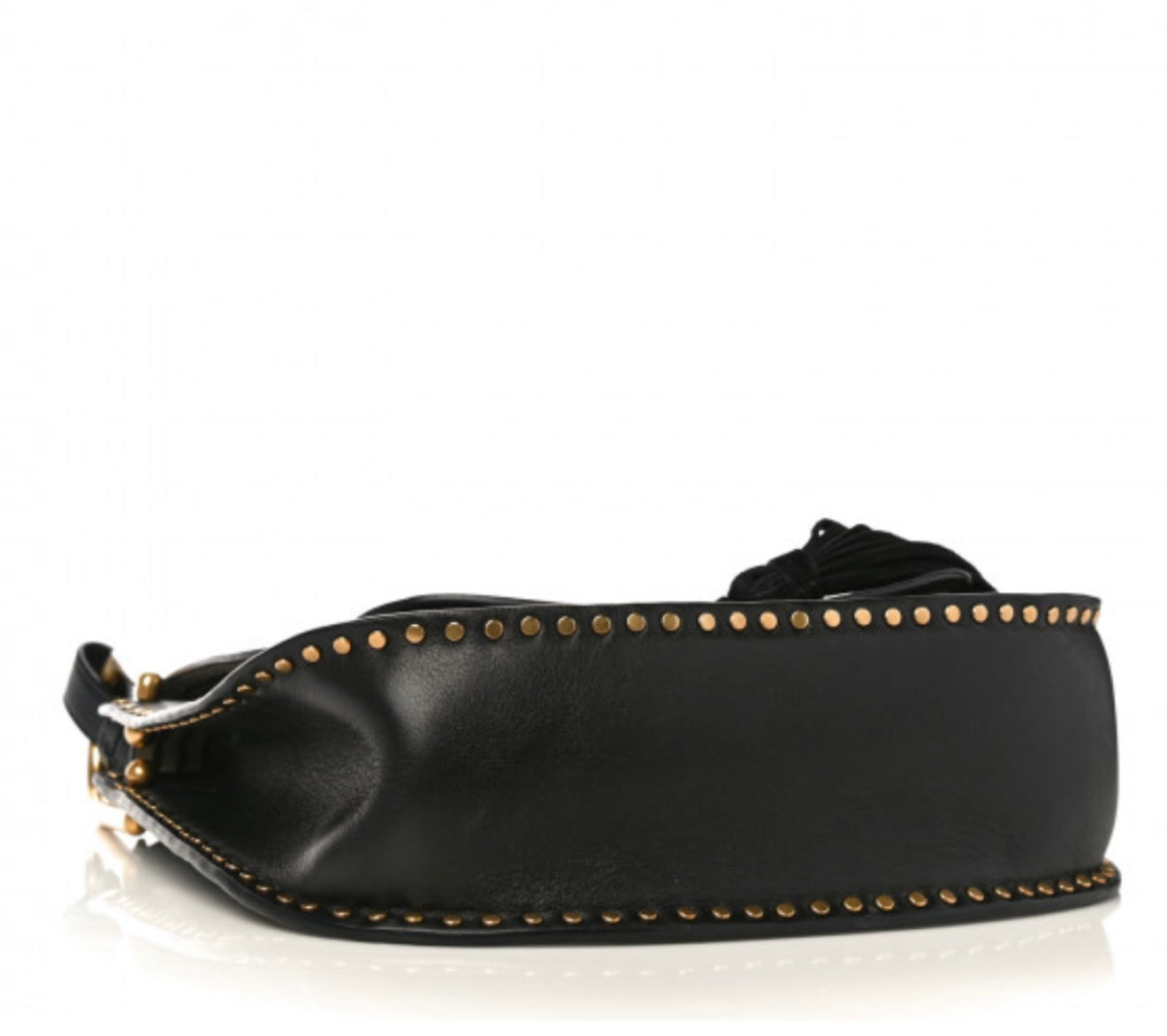 CHLOE 
Calfskin Braided Medium Hudson Shoulder Bag Black