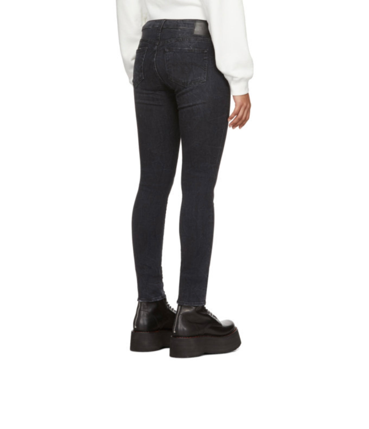 R13 - Cross Over Skinny Jeans