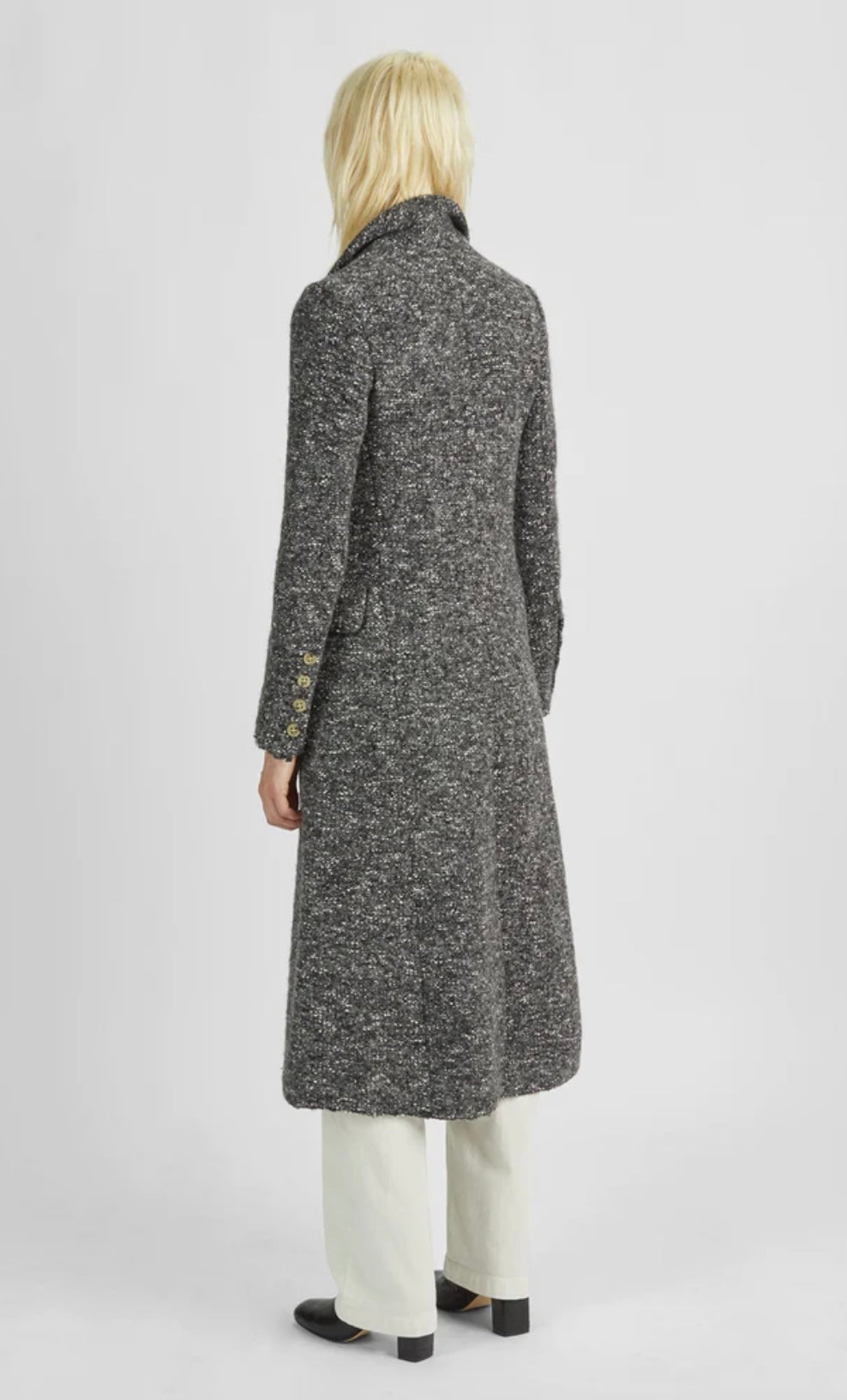 ETOILE ISABEL MARANT
Overton Double-Breasted Melange Coat