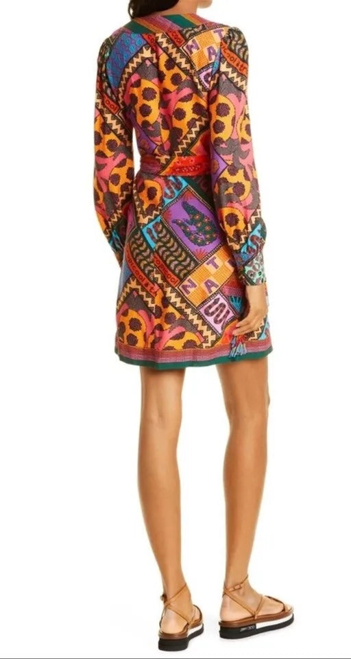 Farm Rio Scarf Print Dress