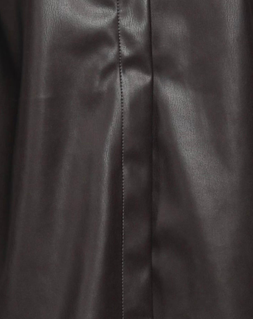 BA&SH - FAUX LEATHER BLOUSE