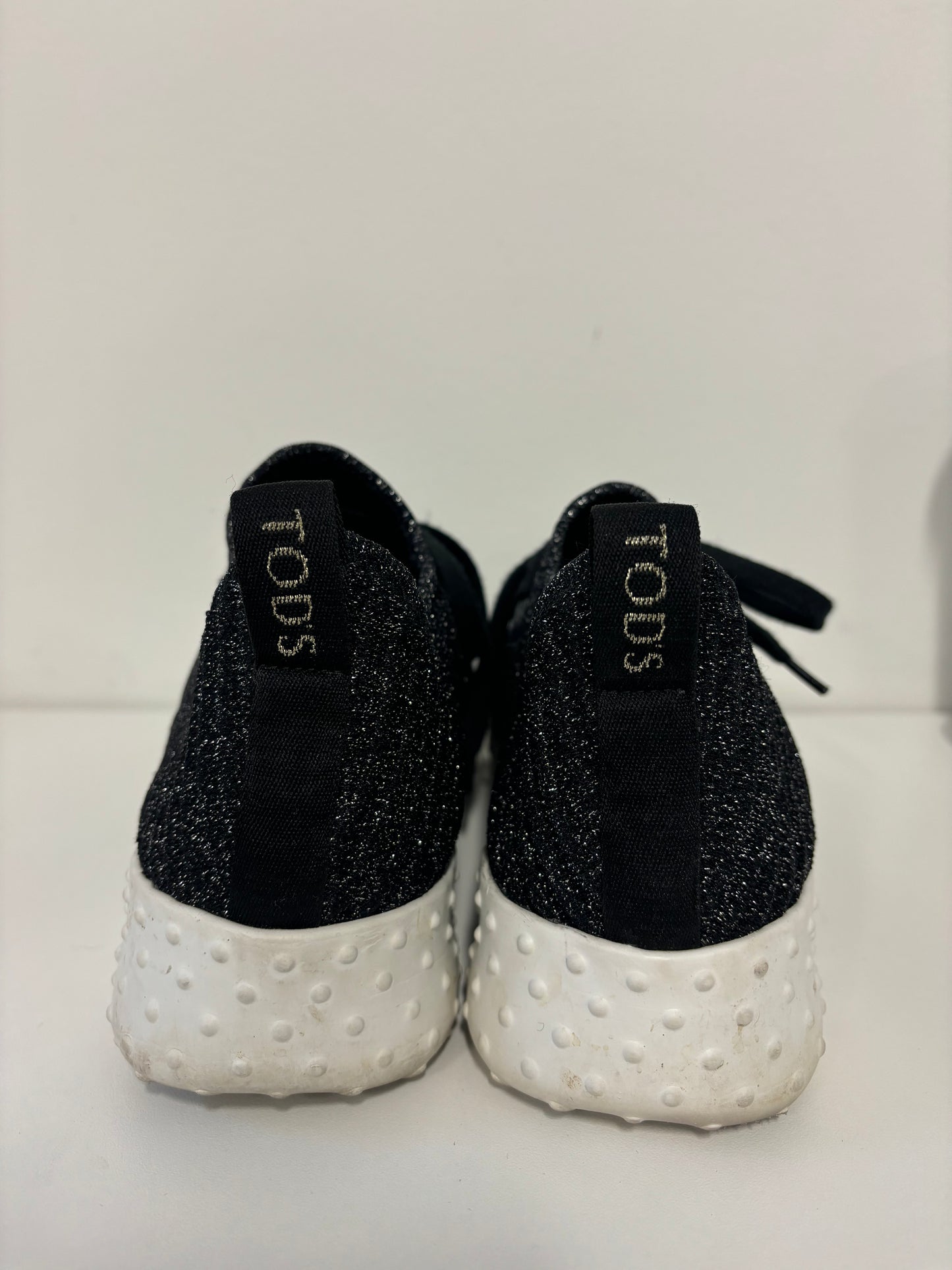 TODS black shimmer sneakers