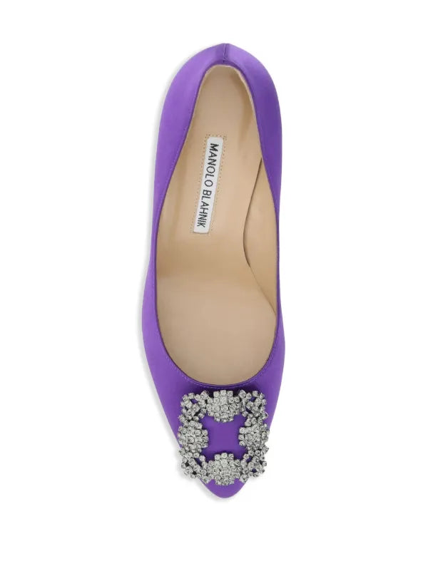 MANOLO BLAHNIK purple hangisi pumps