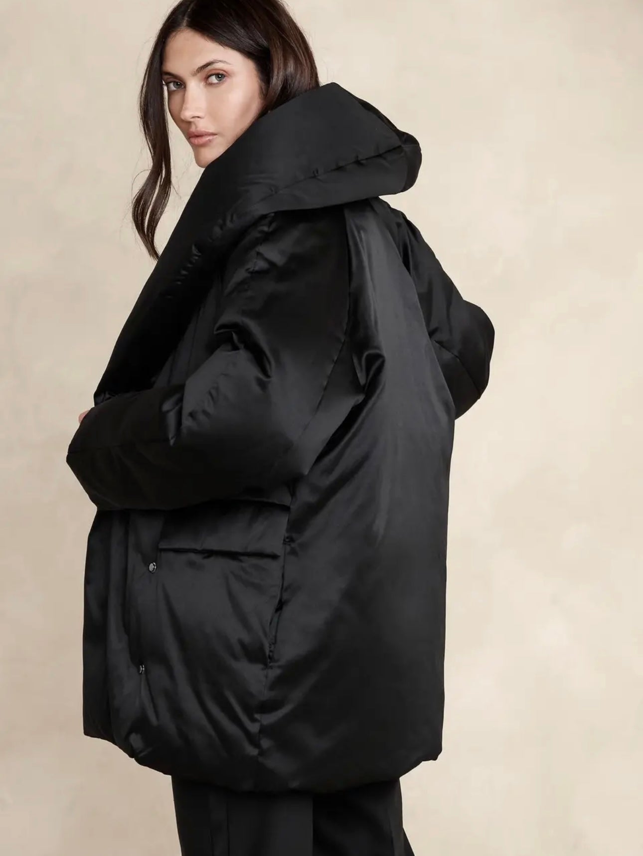 Banana Republic- Satin Puffer Coat