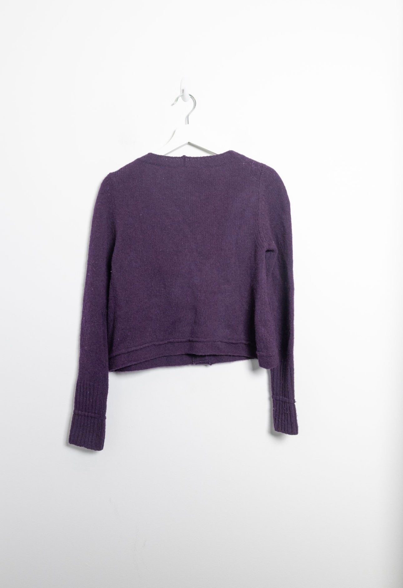 MARNI - Purple Cardigan with floral detailing