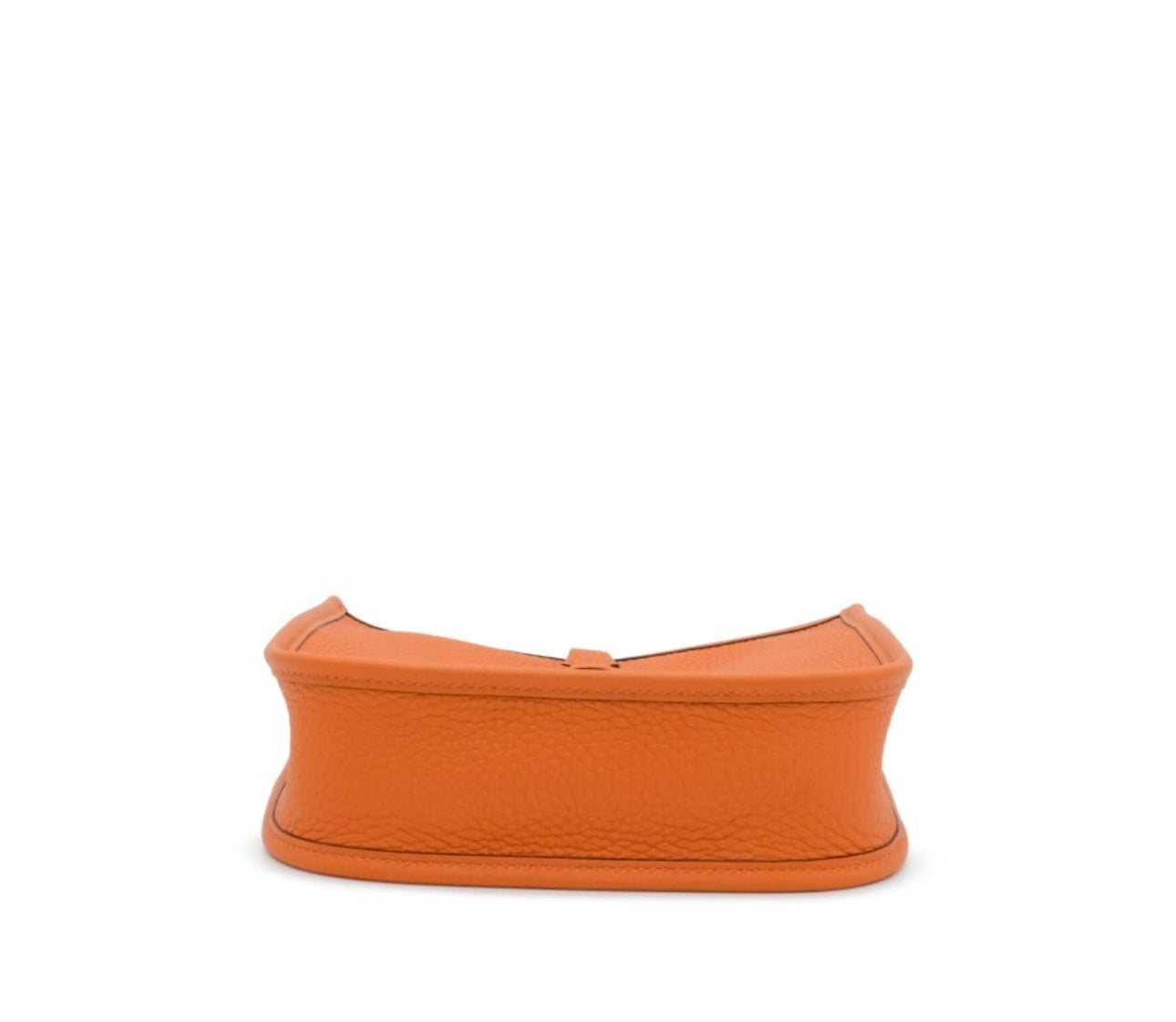 HERMES - Orange H Clemence Mini Evelyne II TPM 16 Gold Hardware, 2023