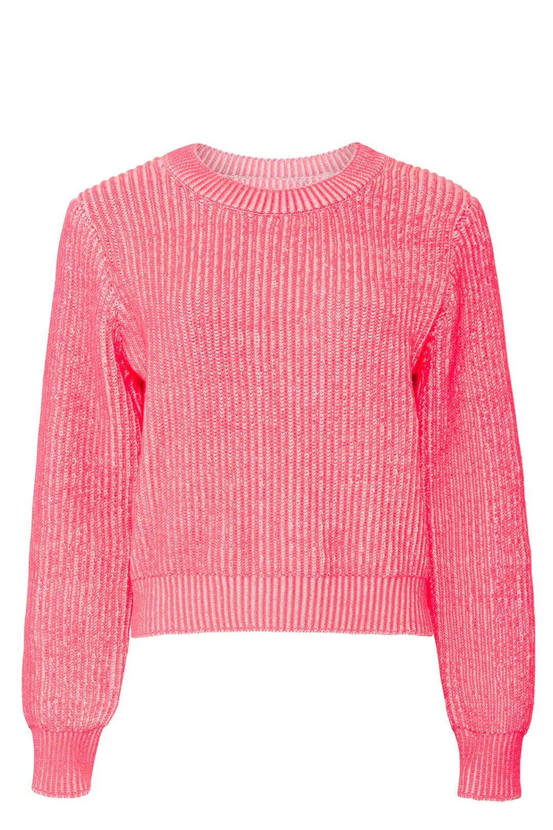 MILLY neon pink knit sweatshirt