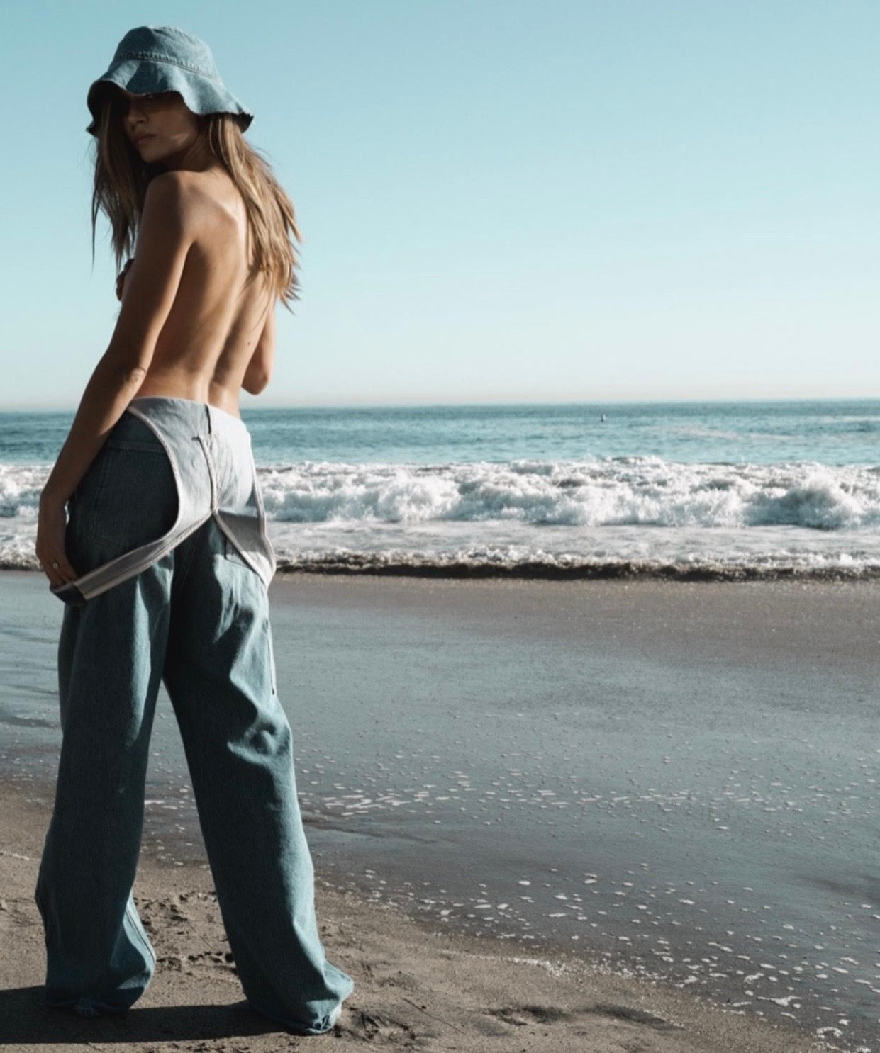 Triarchy x Josephine Shriver Denim Bucket Hat